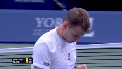 Round 2 Medvedev Defeated Bublik 4-6 6-3 6-4 Match Highlights M21765 (1)
