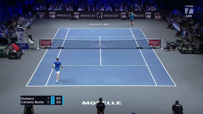 MATCH POINT: H. Hurkacz def. P. Carreno Busta; Metz F