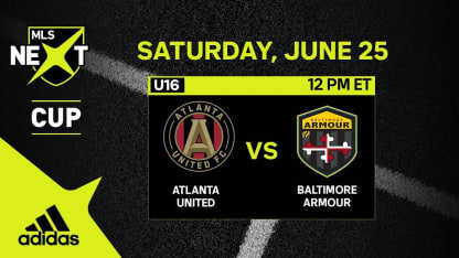 MLS NEXT Cup u16 Highlights: Atlanta United vs. Baltimore Armour | June 25, 2022