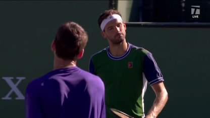 MATCH POINT: C. Norrie def. G. Dimitrov; Indian Wells SF