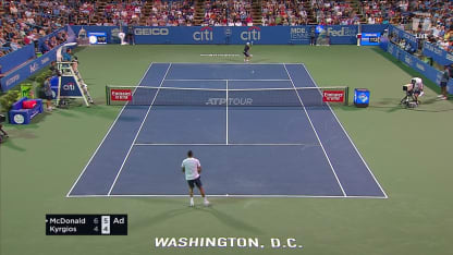 MATCH POINT: M. McDonald def. N. Kyrgios; DC 1R