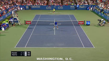 MATCH POINT: L. Harris def. R. Nadal; D.C 3R