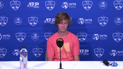 PRESS CONFERENCE: A. Rublev; Cincinnati Open QF Win