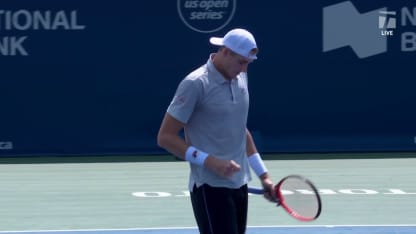 MATCH POINT: J. Isner def C. Garin; Toronto 2R