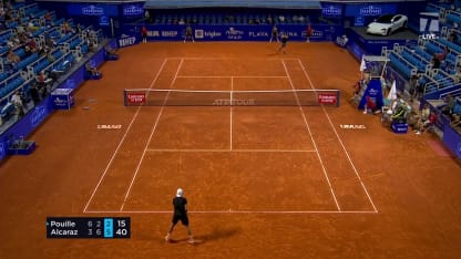 MATCH POINT: C. Alcaraz Garfia def. L. Pouille; Croatia Open Umag 1R