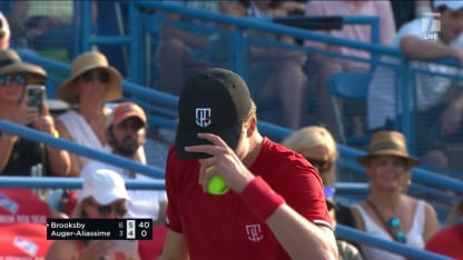 MATCH POINT: J. Brooksby def. F. Auger-Aliassime; DC 3R