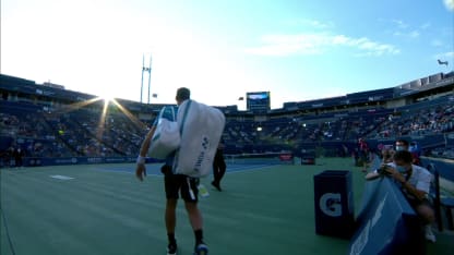 Quarter-final Medvedev Defeated Hurkacz 2-6 7-6 7-6 Match Highlights M21943
