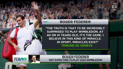 Tennis Channel Live: Roger Federer Injury Update