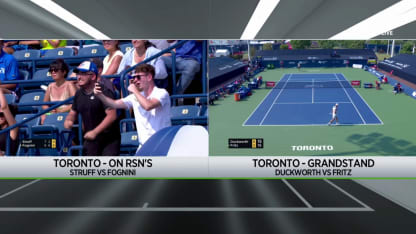 MATCH POINT: F. Fognini def. J. Struff; Toronto 1R