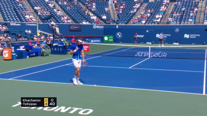 Round 3 Tsitsipas Defeats Khachanov 6-3 6-2 1 Match Highlights M21851