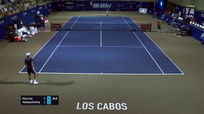 MATCH POINT: C. Norrie def. B. Nakashima; Mifel Open Los Cabos F