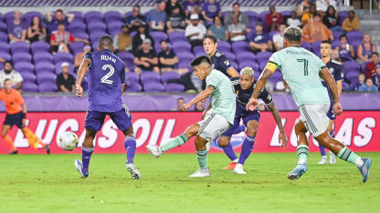 Thiago Almada scores a beautiful goal after a one-two with Andrew Gutman at Orlando