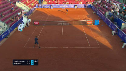 MATCH POINT: H. Laaksonen def. L. Musetti; Nordea Open 1R