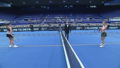 M. Sakkari Def. J. Ostapenko Ostrava Round 2