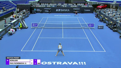 MATCH POINT: A. Pavlyuchenkova def. A. Konjuh; Ostrava 1R