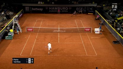 MATCH POINT: B. Paire def. J. P. Varillas; Hamburg Open 2R