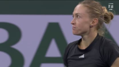 MATCH POINT: A. Sasnovich def. E. Raducanu; Indian Wells 2R