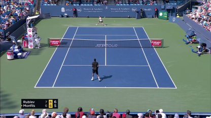 MATCH POINT: A. Rublev def. G. Monfils; Cincy 3R
