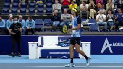 MATCH POINT: L. Harris def. Z. Bergs; Antwerp 1R