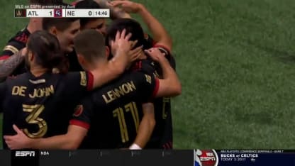 Thiago Almada scores a golazo from just outside the box vs New England