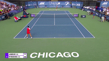 Highlights; O. Jabeur V E. Rybakina; Chicago Sf