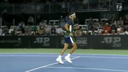MATCH POINT: G. Dimitrov def. A. Holmgren