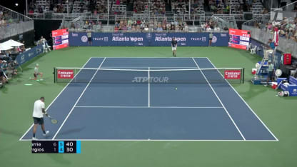 MATCH POINT: C. Norrie def. N. Kyrgios; Atlanta 2R