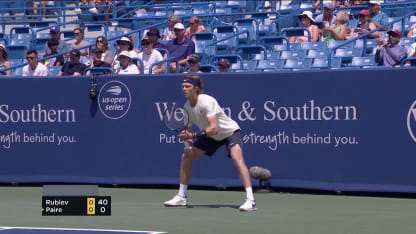 HIGHLIGHTS: A. Rublev def. B. Paire; Cincinnati QF
