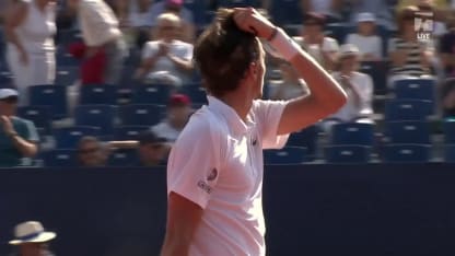 MATCH POINT: A. Rinderknech def. R. Bautista Agut; Gstaad 2R