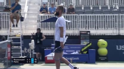 MATCH POINT: E. Ruusuvuori def. B. Paire; Atlanta Open 2R