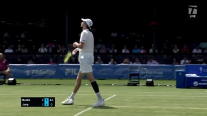 MATCH POINT: A. Bublik def. J. Jung; Hall of Fame Open QF