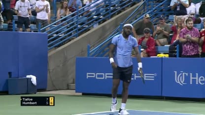 MATCH POINT: F. Tiafoe def U. Humbert; Cincinnati 1R