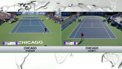 MATCH POINT: D. Collins def. K. Flipkens; Chicago 1R