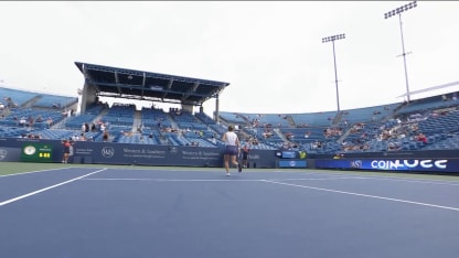 Highlights Linette V Halep; Western & Southern 1r