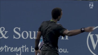 MATCH POINT: G. Monfils def. A. De Minaur; Cincinnati 2R