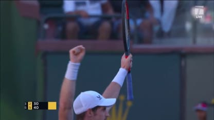 MATCH POINT: A. Murray def. C. Alcaraz; Indian Wells 2R
