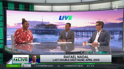 Tennis Channel Live: Nadal hits 6,000 days in top 10