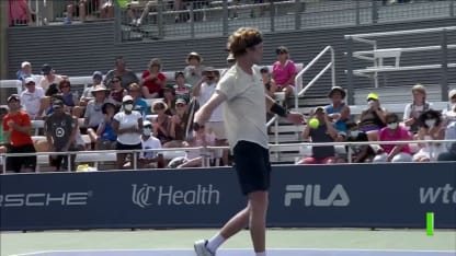 MATCH POINT: A. Rublev def. M. Cilic; Cincy 2R