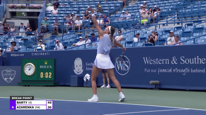 Highlight: A. Barty Def. V. Azarenka; Western & Southern 3R