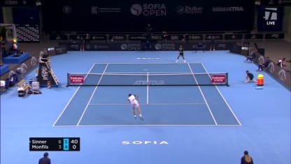  MATCH POINT: J. Sinner def. G. Monfils; Sofia F
