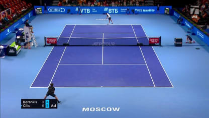 MATCH POINT: M. Cilic def. R. Berankis; Moscow SF