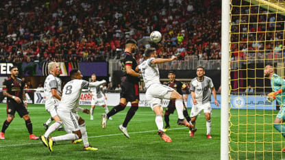AIR PURATA! Juanjo Purata scores his second goal on the night 