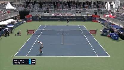 MATCH POINT: B. Nakashima def. J. Thompson; Atlanta Open QF