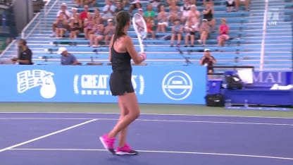 MATCH POINT: D. Kasatkina def. K. Juvan; Cleveland 1R