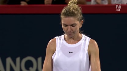 MATCH POINT: D. Collins def. S. Halep; Montreal 2R