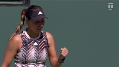 MATCH POINT: J. Pegula def. E. Svitolina; Indian Wells 4R