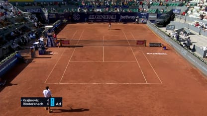 MATCH POINT: A. Rinderknech def. F. Krajinovic; Kitzbuhel QF