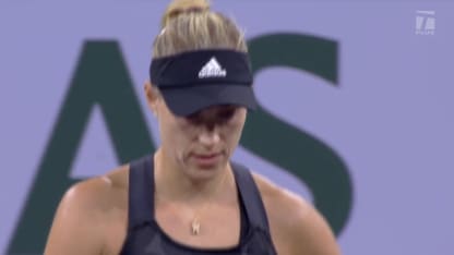 MATCH POINT: A. Kerber def. A. Tomljanovic; Indian Wells 4R