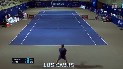 MATCH POINT: C. Norrie def. T. Fritz; Mifel QF