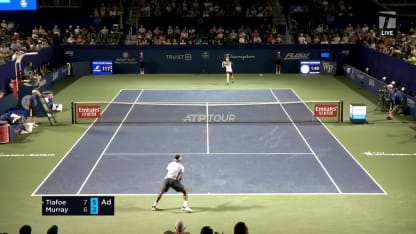 MATCH POINT: F. Tiafoe def. A. Murray; Winston-Salem 2R